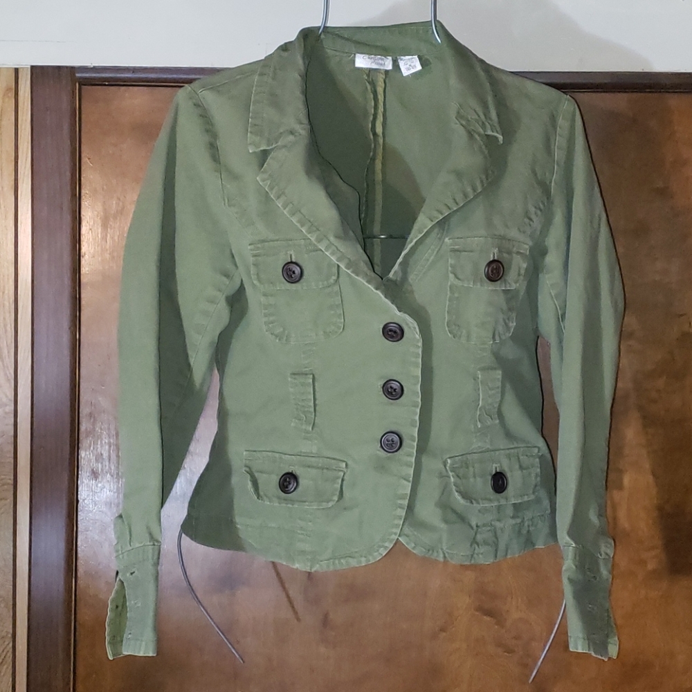Envision Avenue Women's Army Green Blazer Sz. M